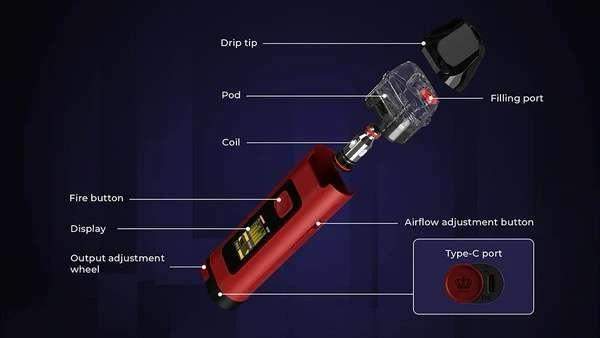 Uwell Crown D Pod Mod 王冠聯名款註油主機/原廠空艙(2入裝):圖片 3
