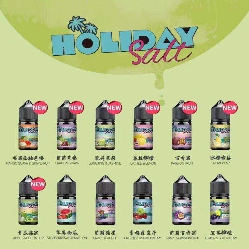 HOLIDAY SALT 假日鹽煙油 30ml | 高品質尼古丁鹽小煙油,多元果香與冰感體驗,順滑口感,:圖片 2