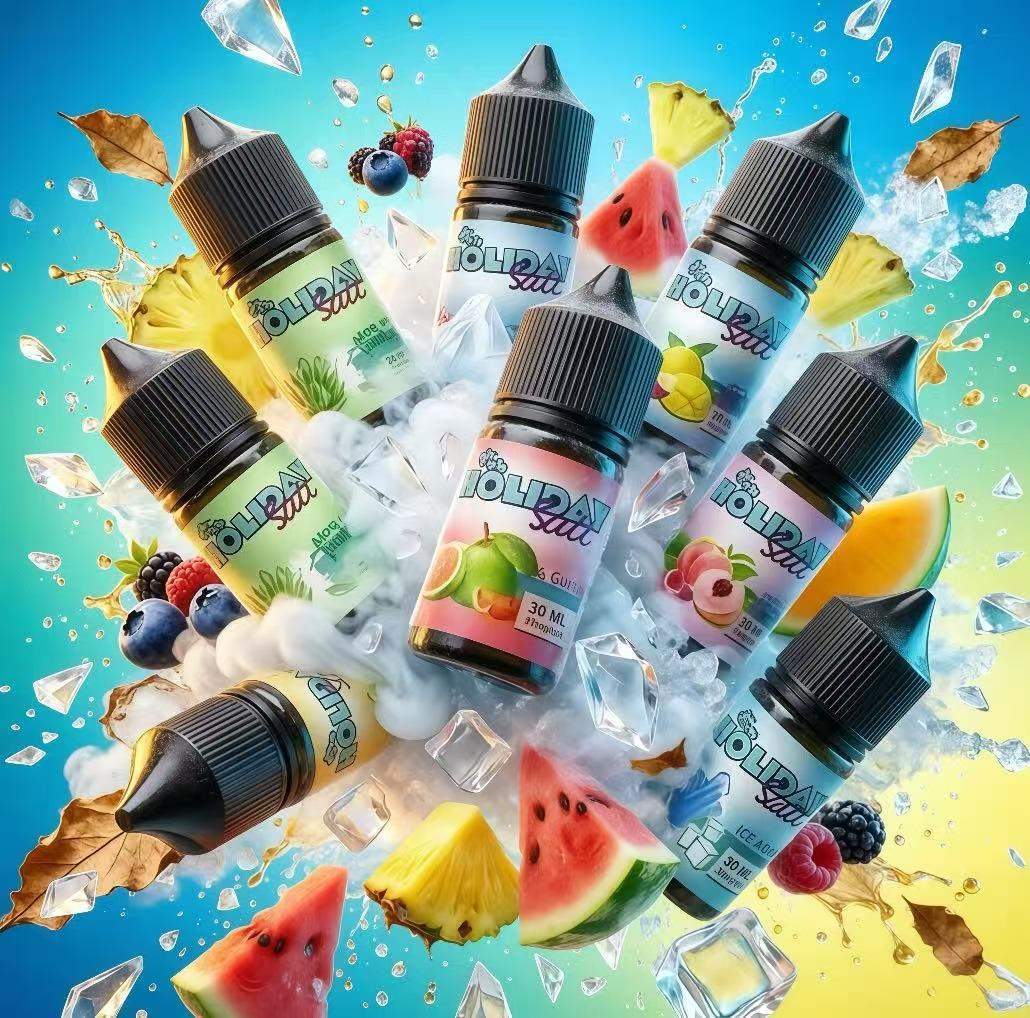 HOLIDAY SALT 假日鹽煙油 30ml | 高品質尼古丁鹽小煙油,多元果香與冰感體驗,順滑口感,